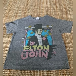 ELTON JOHN GRAPHIC BAND T-SHIRT